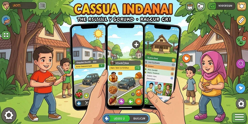 Tampilan awal permainan yang menarik.