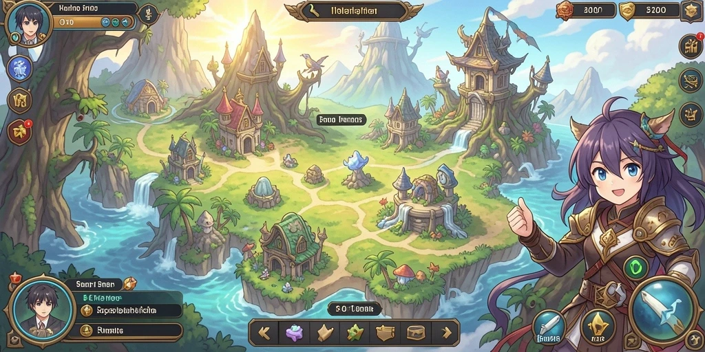 Screenshot 1: Menampilkan antarmuka permainan yang menarik.