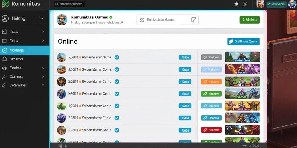 Screenshot tampilan karakter dengan desain grafis yang memukau.