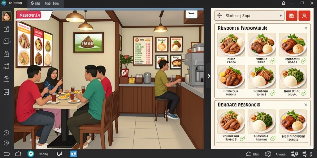 Tampilan awal aplikasi IND666 yang menarik.