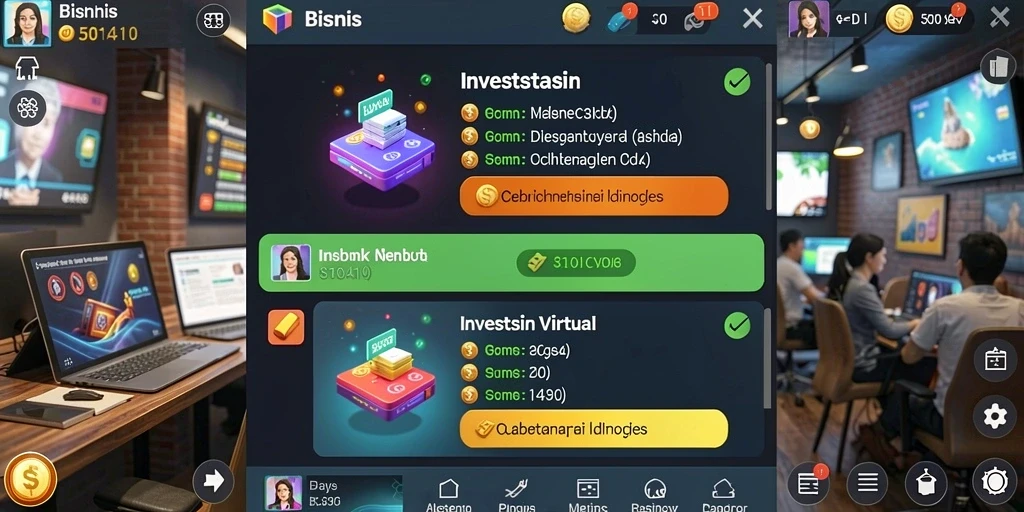 Tampilan utama LMBASLOT dengan opsi permainan yang beragam.
