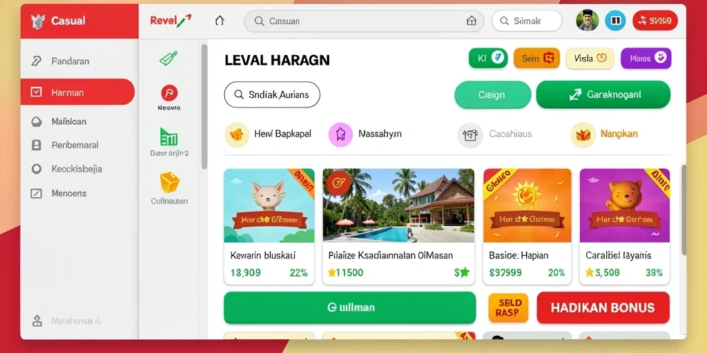Tampilan antarmuka yang user-friendly.